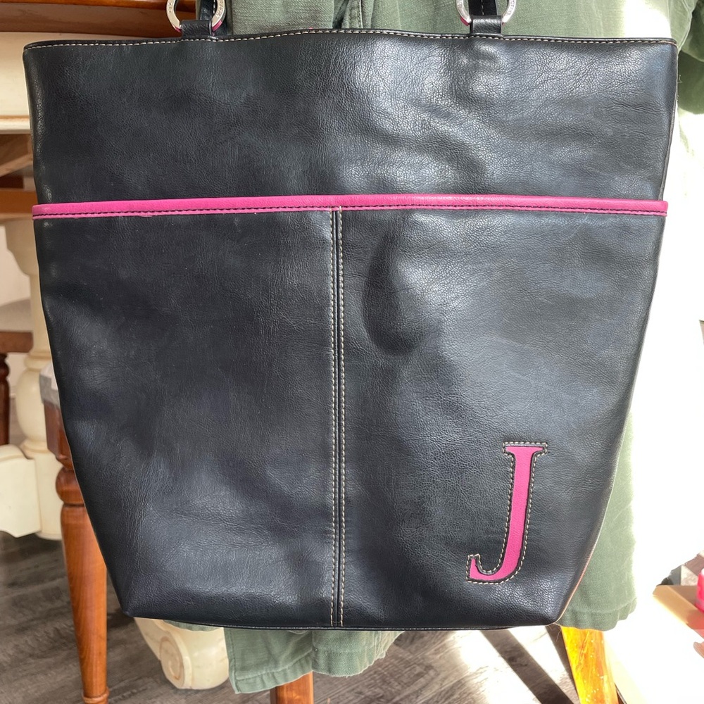 Black and Pink Tote Bag